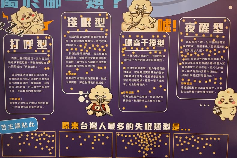 睡眠療癒展_睡眠困擾類型